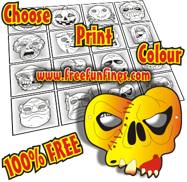 Free face masks, printable templates and craft ideas for you to download...
