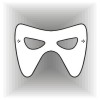 Phantom eye mask template #003003