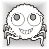Spider Halloween mask template #013008