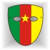 Cameroon flag face mask