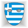 Greece flag face mask