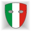 Italy flag face mask